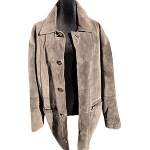 Claiborne women's suede jacket L